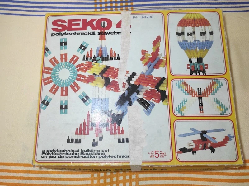 Retro dětská stavebnice SEKO 4 – Kovozávody Semily