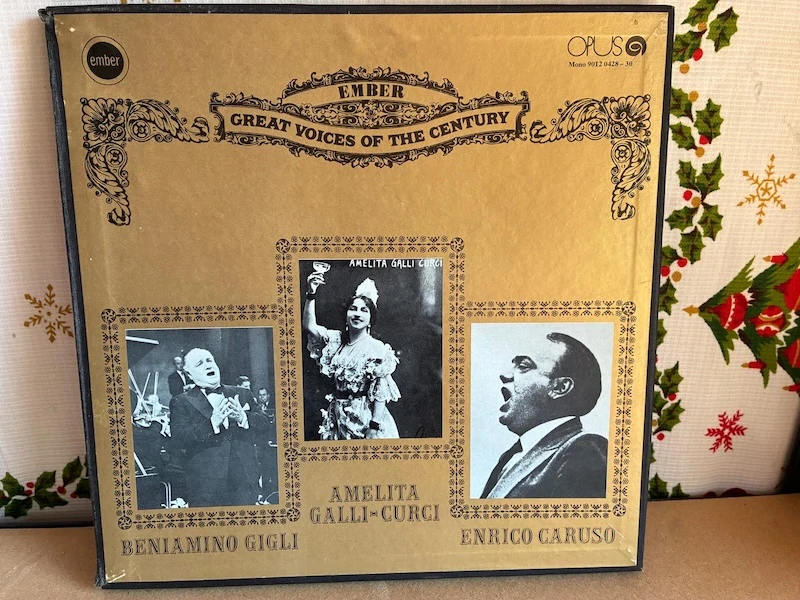 3LP box – Beniamino Gigli, Amelita Galli-Curci, Enrico Caruso
