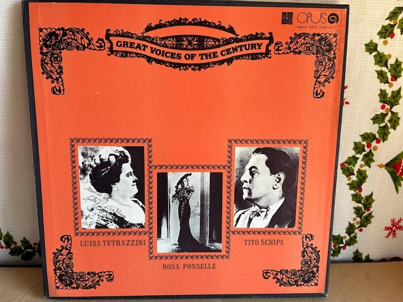 3LP box – Luisa Tetrazzini, Rosa Ponselle, Tito Schipa