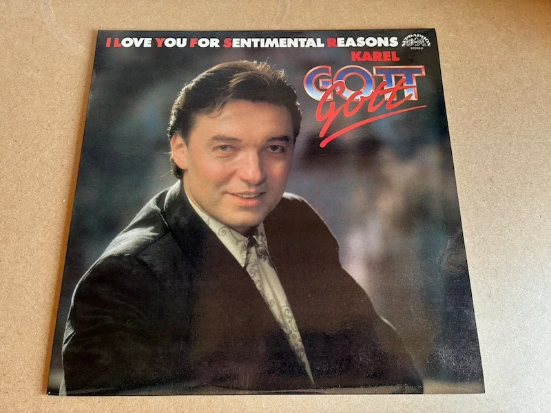 LP Karel Gott – I Love You for Sentimental Reasons