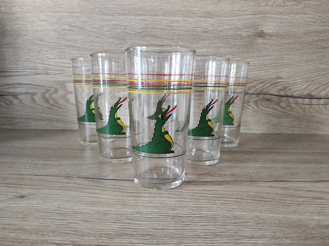 Retro skleničky od hořčice