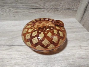 Sběratelský popelník hutní sklo