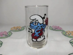 Retro dětská sklenice Šmoula