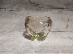 Autorská váza hutni sklo