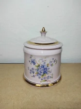 Růžový porcelán cukřenka H&C