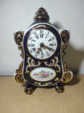 Porcelánové hodiny - Royal Dux 