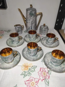 Porcelánový kávový servis Walbrzych