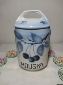 Dóza modré třešně Houska Krautzberger Tepliz 