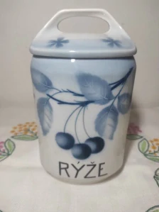 Dóza modré třešně - rýže 