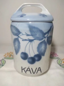 Dóza modré třešně - Káva 