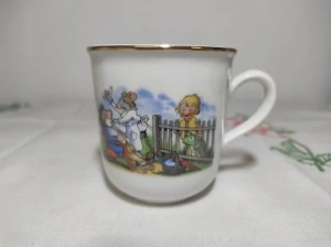 Retro hrníček Doktor Bolito – zachovalý stav