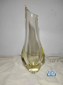 Váza hutní sklo, Klinger 