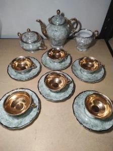 Porcelánový kávový servis Walbrzych