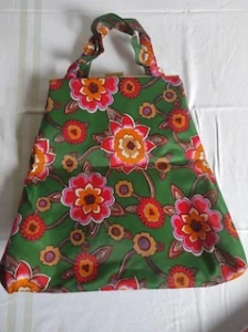 Retro nákupní taška se zapínáním 