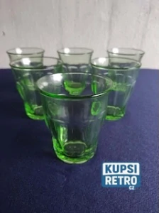 Skleničky Durit zelené 