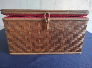 Retro košík na šití 