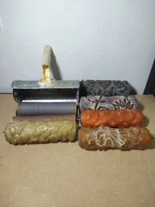 Retro válečky + malířská vanička 