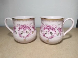 Růžový porcelán H&C - Hrníčky 