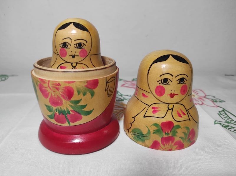 Matrjoška - dřevěná Babuška