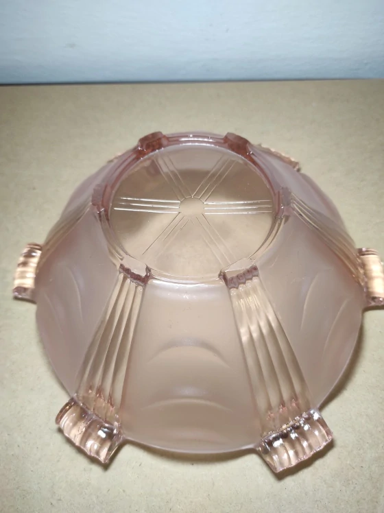 Art Deco, krásná rosalinová mísa