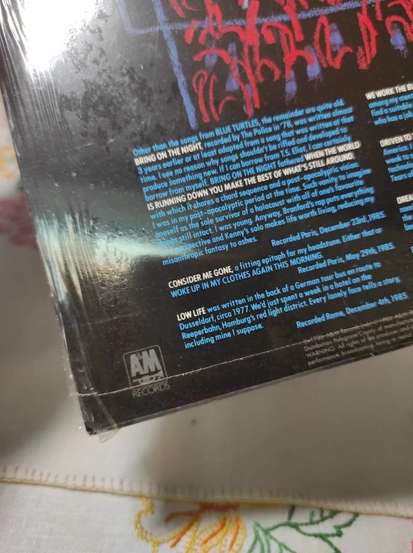 Sting - Bring on the night 