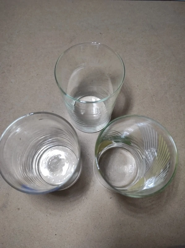 Retro skleničky 3 ks