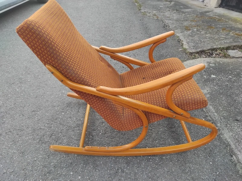 Retro houpací křeslo TON 
