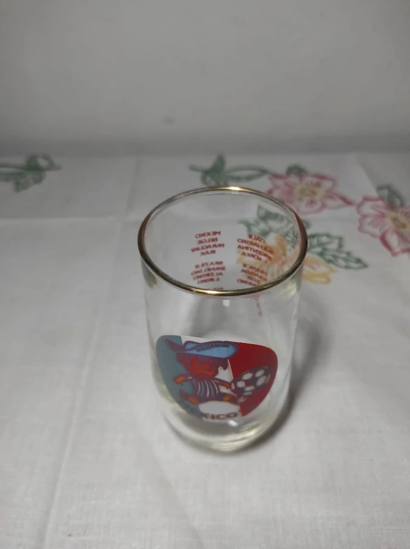 Retro sběratelská sklenice - Mexico 86