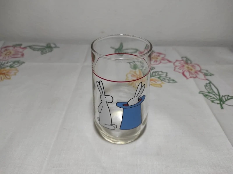 Retro sběratelská sklenička - Bob a Bobek