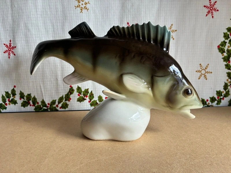 Royal Dux porcelánová soška – ryba