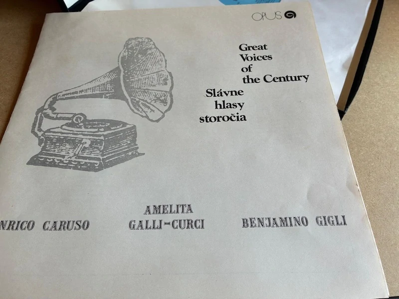 3LP box – Beniamino Gigli, Amelita Galli-Curci, Enrico Caruso