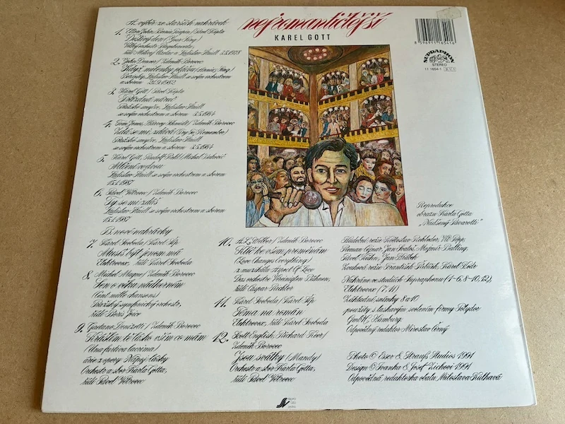LP Karel Gott – Nejromantičtější