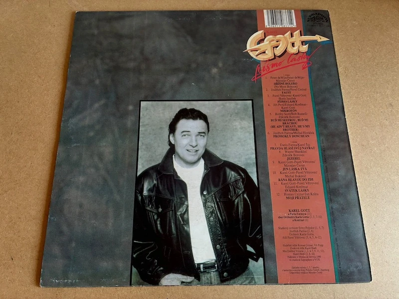 LP Karel Gott – Písmo lásky