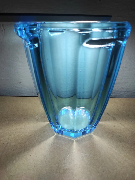 Retro skleněná váza 