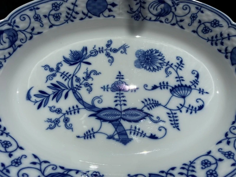 Porcelánová mísa – cibulák Thun