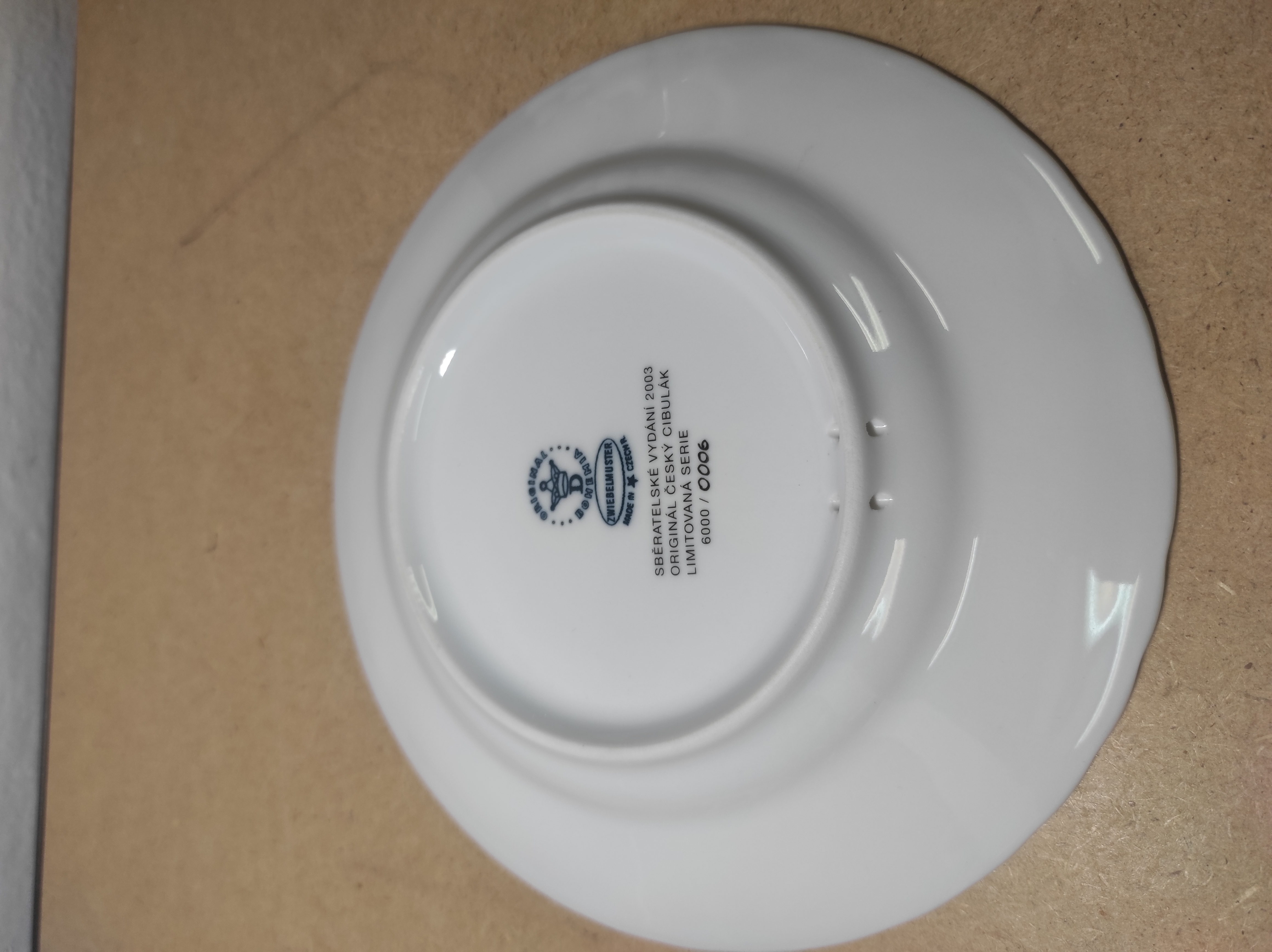 CIBULÁK DUBÍ VÝROČNÍ TALÍŘ 2003 - LIMITOVANÁ SERIE