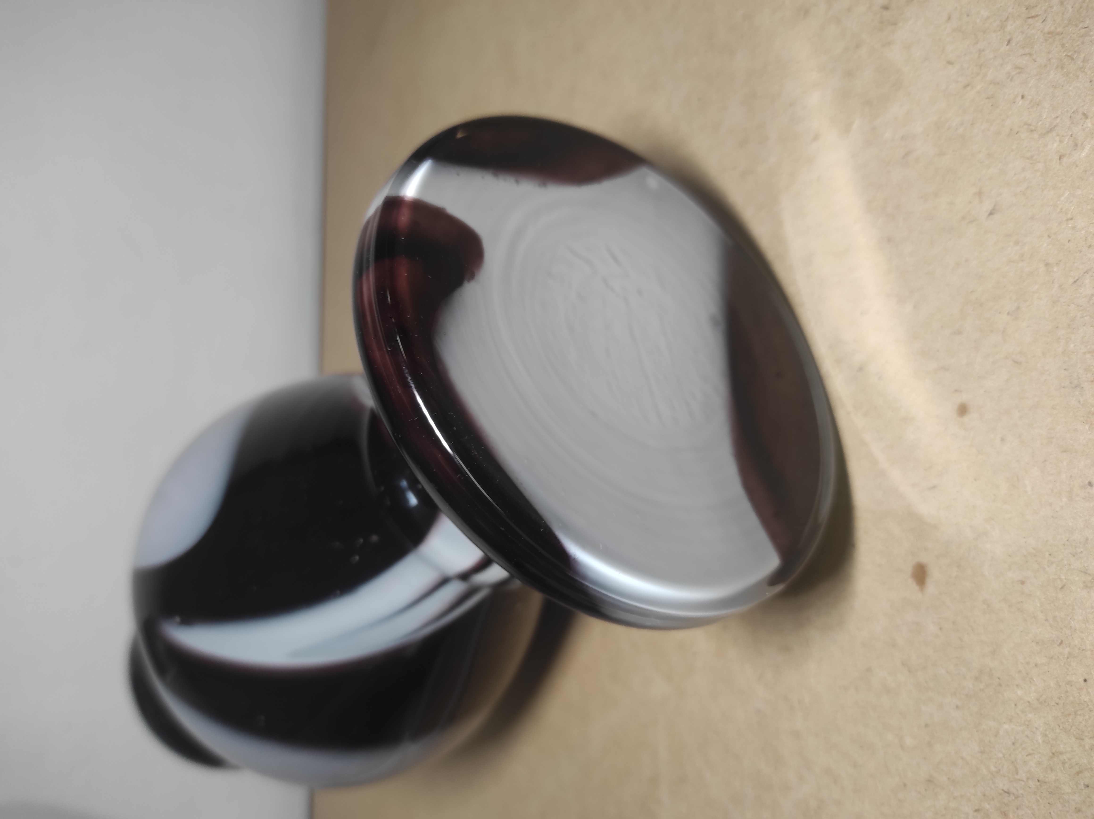 Retro skleněná váza 