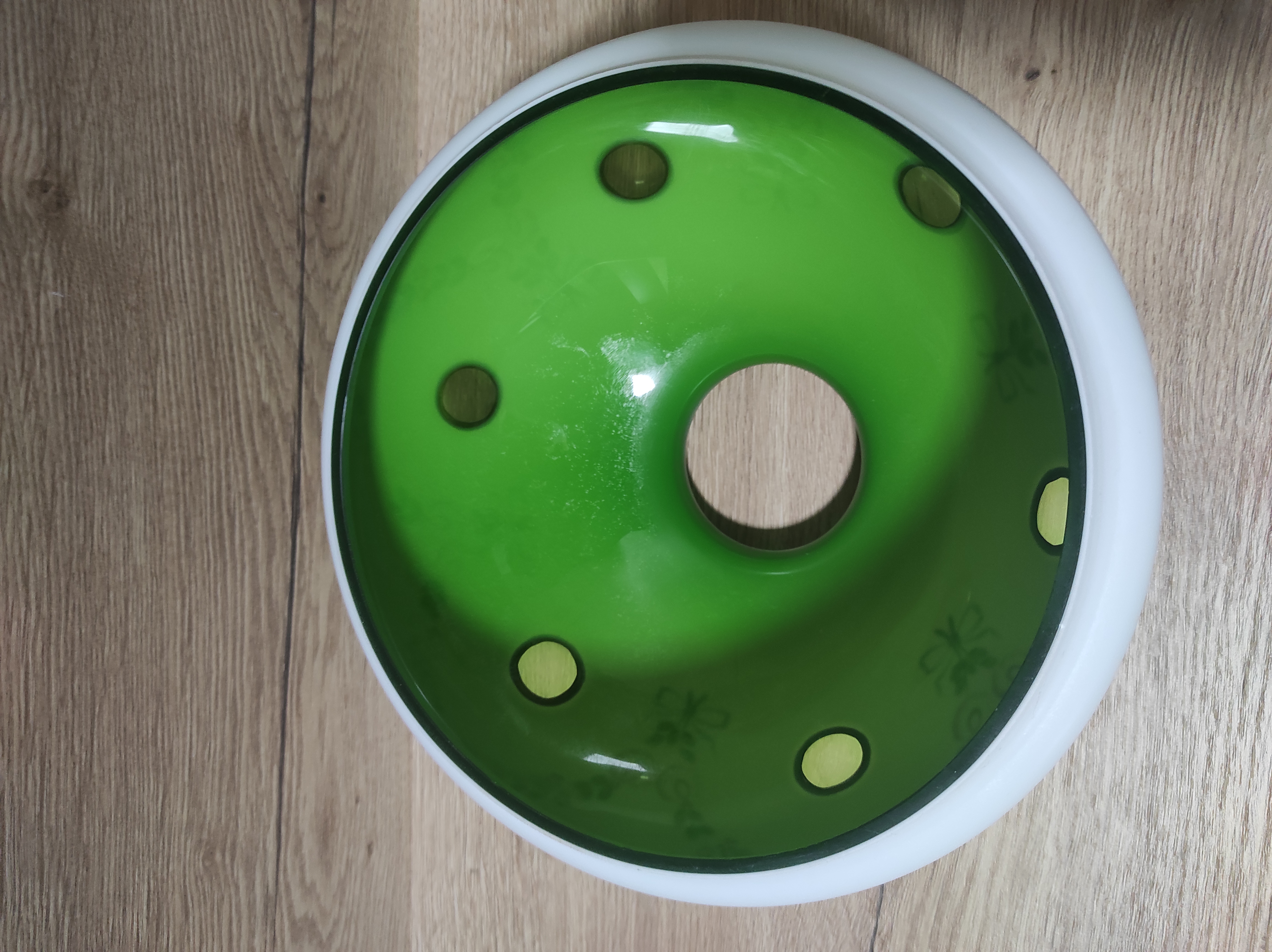 Krásná stolní lampička, přejímané sklo