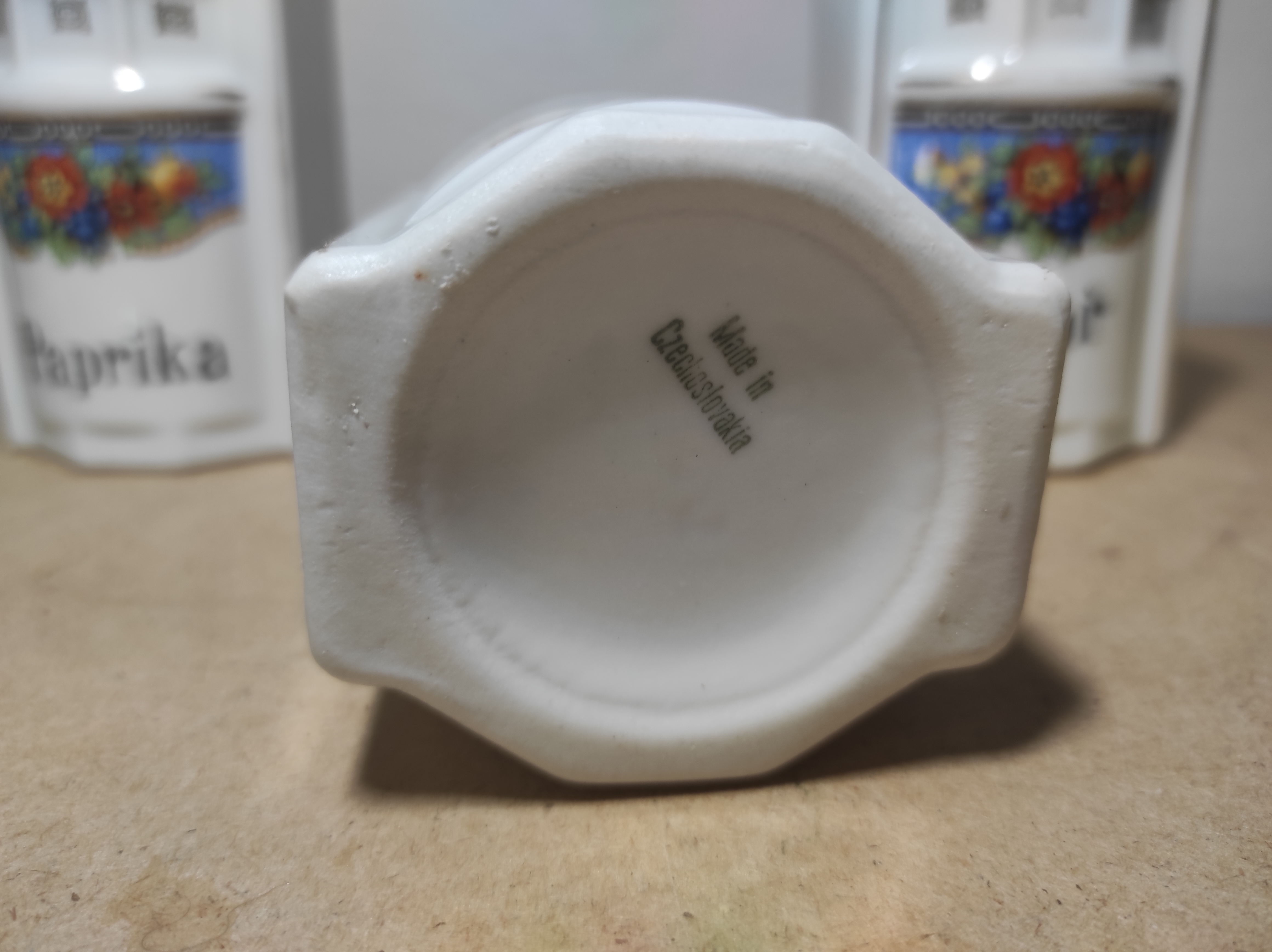 Staré porcelánové kořenky - značeno
