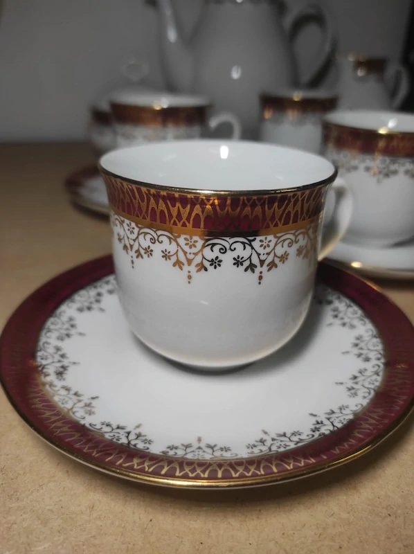 Porcelánová kávová souprava 