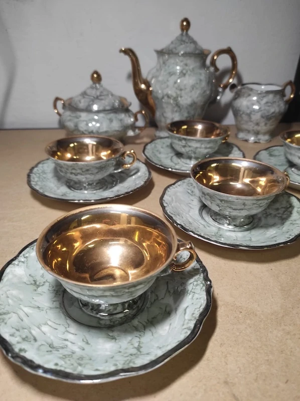 Porcelánový kávový servis Walbrzych