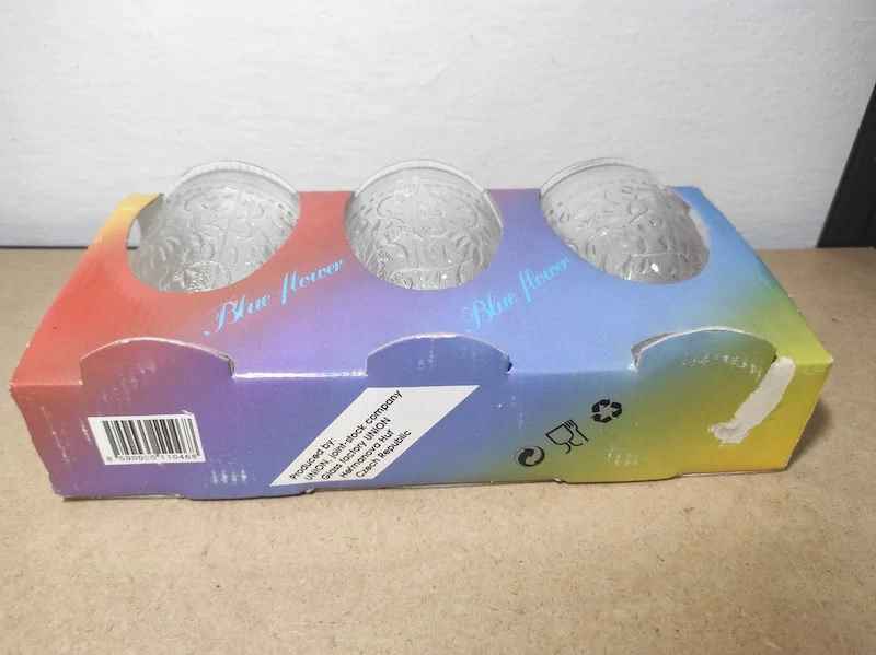 Retro sklenice grogovky 