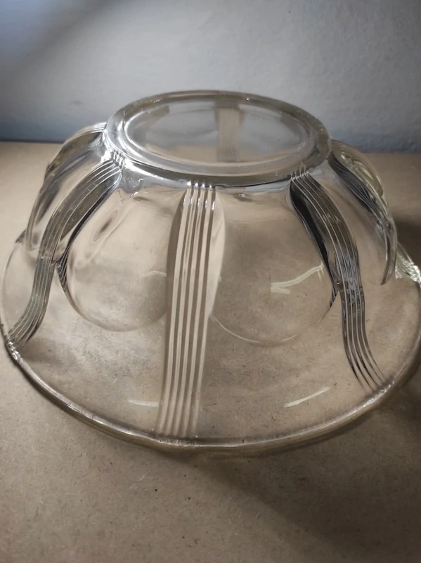 Retro skleněná mísa