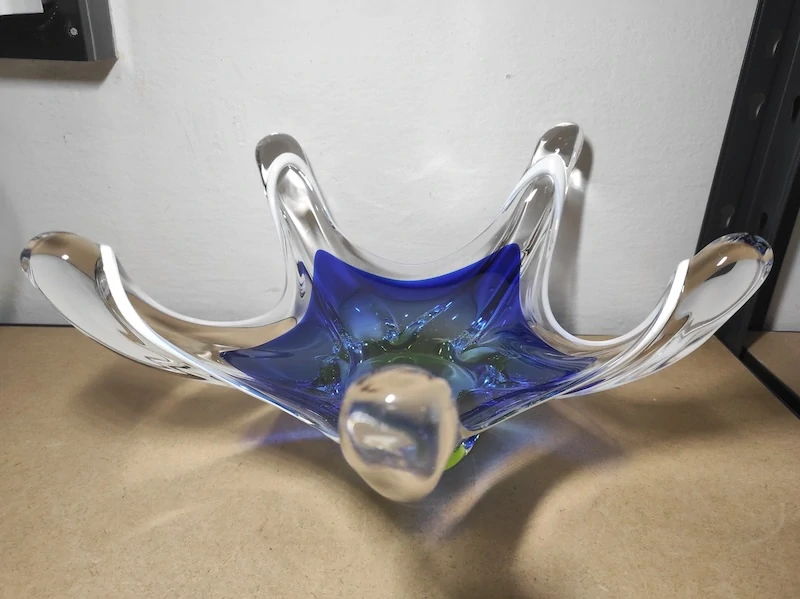 Mísa hutní sklo Josef Hospodka