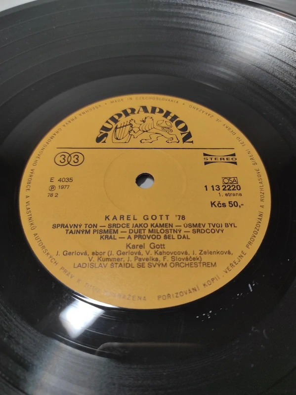 LP Karel Gott - '78