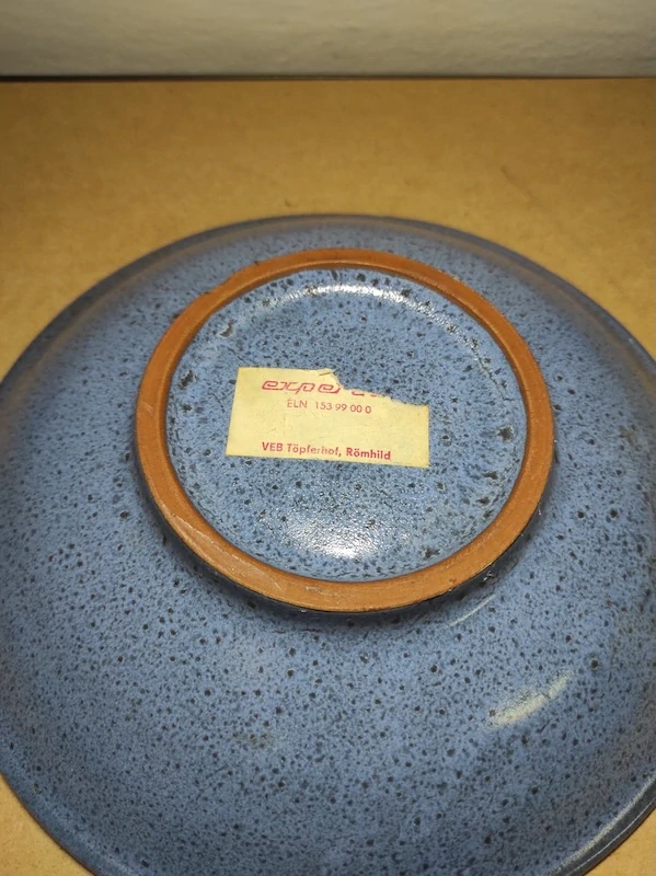 Keramická modrá miska 