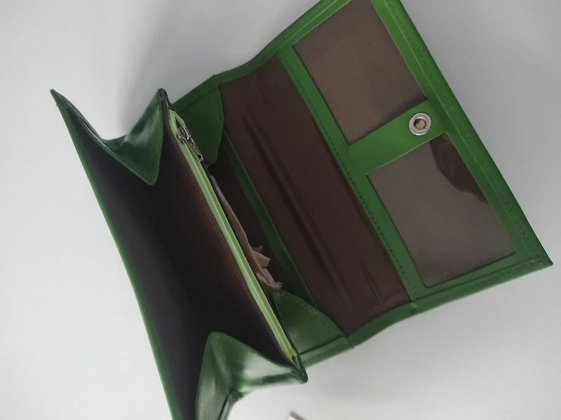 Retro dámská kožená peněženka 