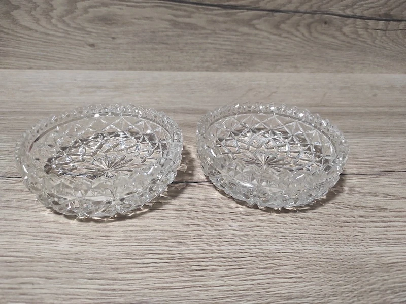 Skleněná dóza šperkovnice 