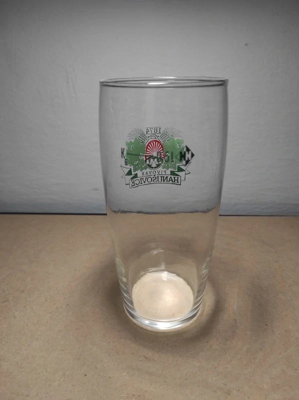 Pivní sklenice - Hanušovice 