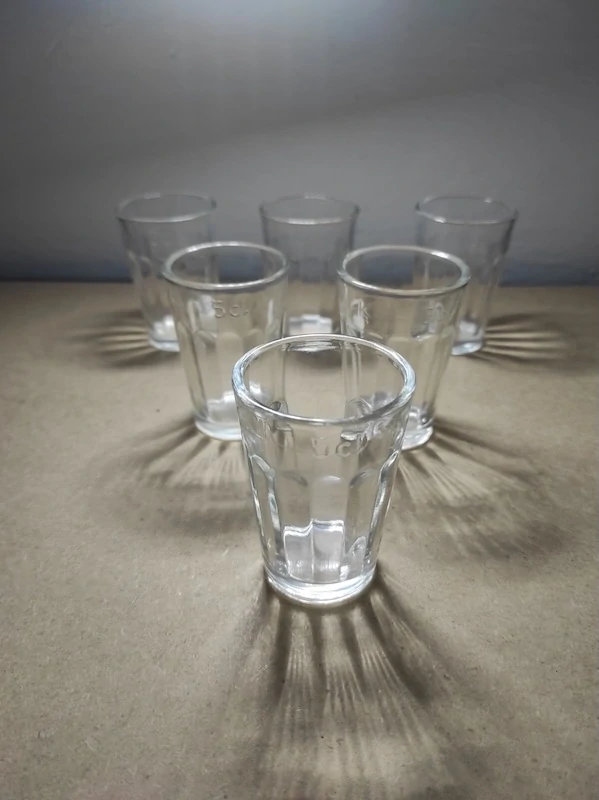 Retro poctivé hospodské panáky K - 5 cl